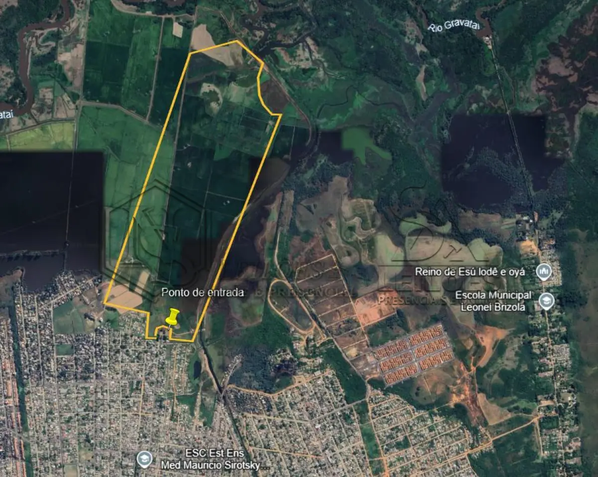 LOTE 027 - Fração de terras com 105ha 47.606,70m², Alvorada/RS
